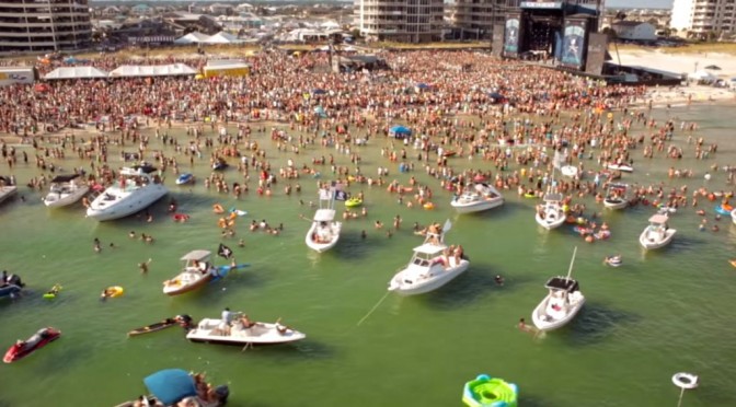 Kenny Chesney Music Video Uses Drones While Performing @ Flora-Bama
