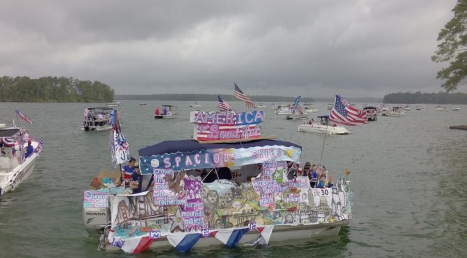 4th of July Boat Parade at Lake Martin Drone Video!